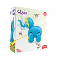 Funskool Giggles, Alphy The Elephant , Pull along toy , Elephant Trunk bobs up and down, Multicolor, 18 months and above