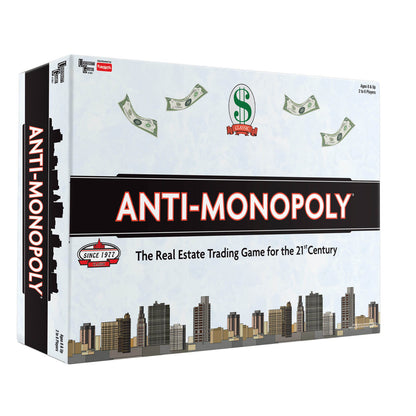 Funskool Anti Monopoly, Strategic & Mind Challenging Board Game for Kids, 2 to 6 Players, Family Fun, Learning Activity Toy for Childrens, Gift Set for Kid, Ages 8+ Years