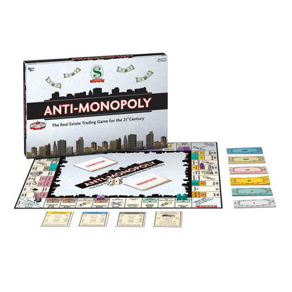 Funskool Anti Monopoly, Strategic & Mind Challenging Board Game for Kids, 2 to 6 Players, Family Fun, Learning Activity Toy for Childrens, Gift Set for Kid, Ages 8+ Years