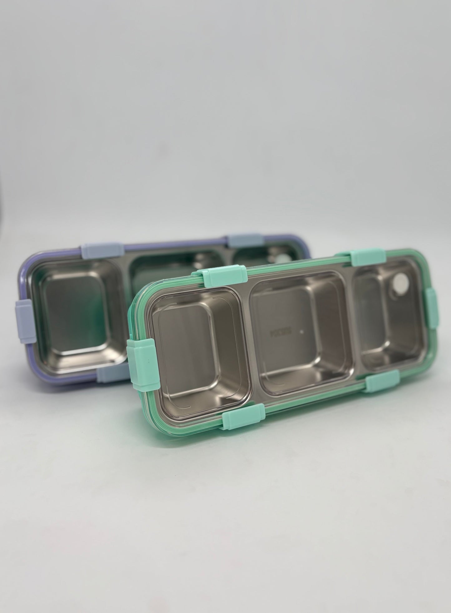 Grab Smart Stainless Steel Bento Lunch Box with Multiple Compartments – Leak-Proof Alphabet Design Tiffin Box