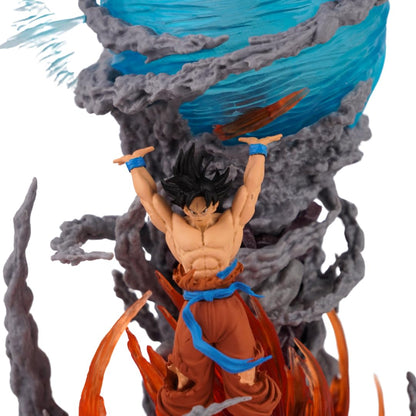 Offo Dragon Ball Z Anime Action Figure Son Goku Super Saiyan Sphere for Car Dashboard, Home Decors, Office Desk and Study Table (Goku Sphere)