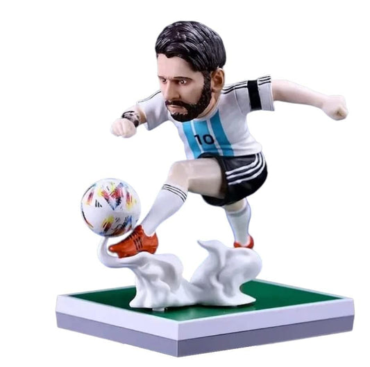 AUGEN Messi Action Figure Limited Edition for Car Dashboard, Decoration, Cake, Office Desk & Study Table (20cm)(Pack of 1)