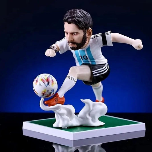 AUGEN Messi Action Figure Limited Edition for Car Dashboard, Decoration, Cake, Office Desk & Study Table (20cm)(Pack of 1)