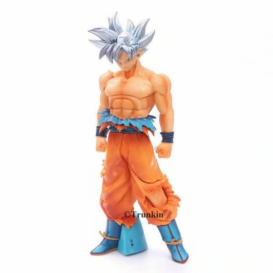 Trunkin DBZ Anime Goku Super Saiyan SSJ Perfected Ultra Instinct 28Cm PVC Action Figure