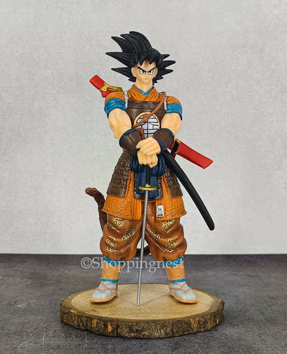 Dragon Ball Samurai Son Goku Resin Model In Stock 2.0 ver H: 19 cm New