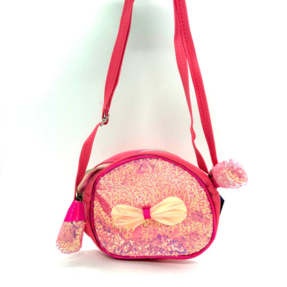 Sequin Bunny Ear Bow Handbag for Girls