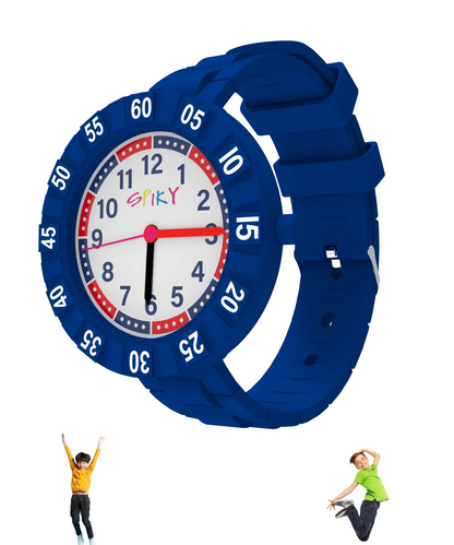 Spiky Kids Analog Watch Rotating Bezel and 30M Water Resistant