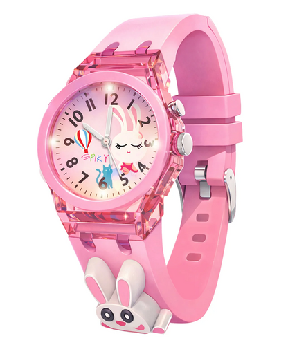 Spiky 3D Cartoon Analog Light Watch For Kids