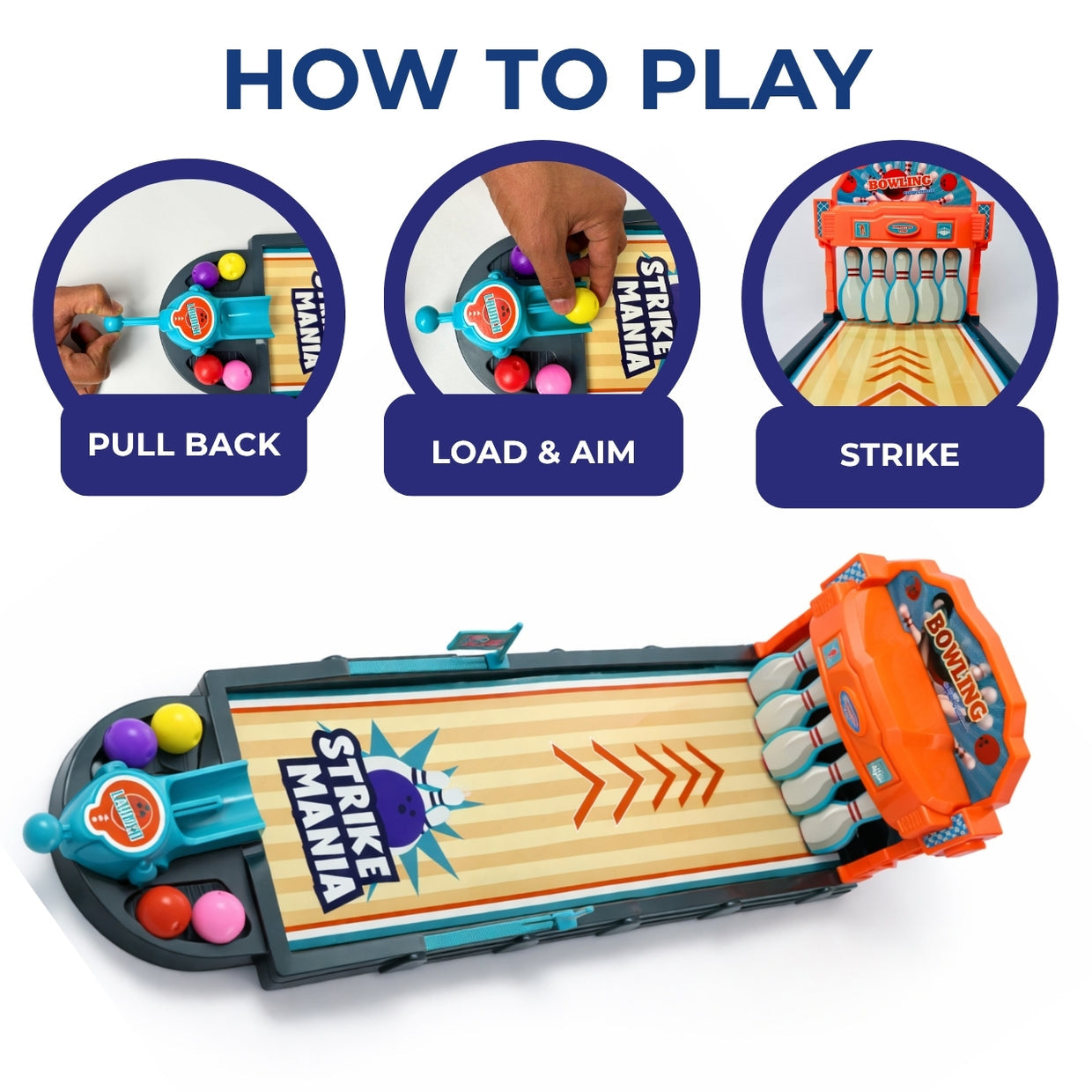 Strike Mania Tabletop Bowling Game