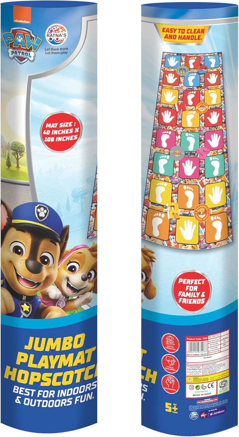 Ratna's Nickelodeon Paw Patrol Jumbo Hopscotch Playmat