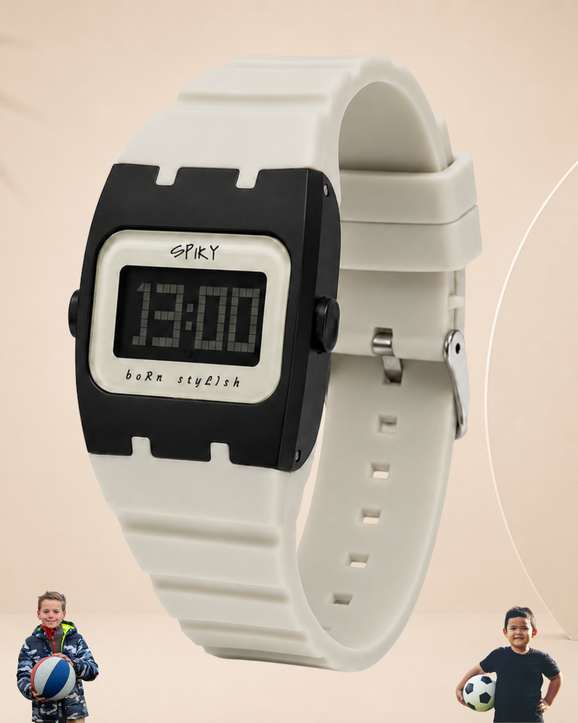 Spiky Spkeva61 Rectangle Digital Sports Watch for Kids