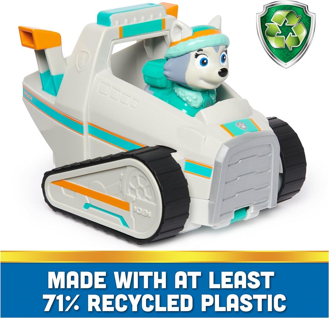 Funskool Paw Patrol Everest Snow Plow with Everest Action Figure