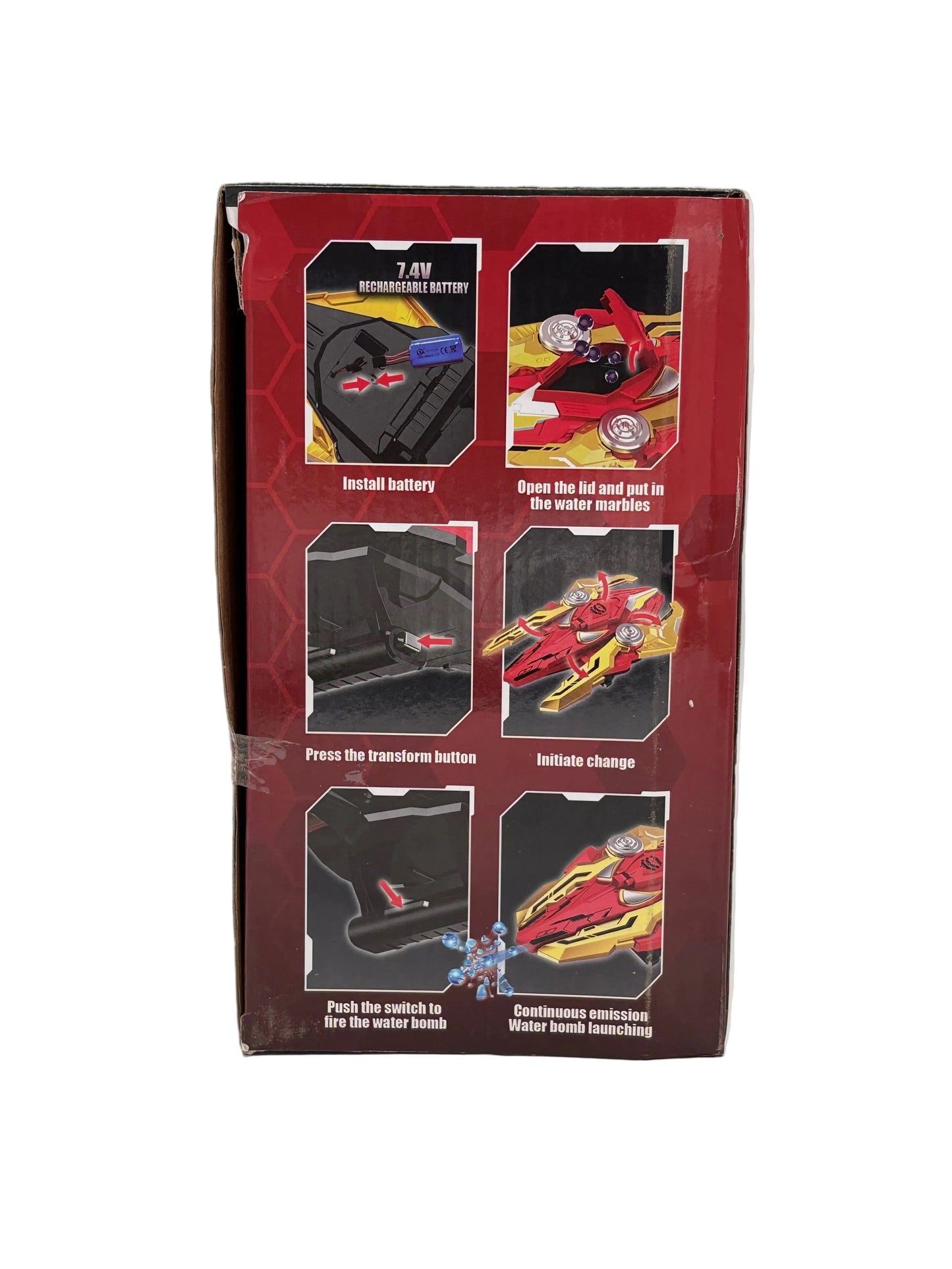 Shield Launcher Ironman with Water Bullet