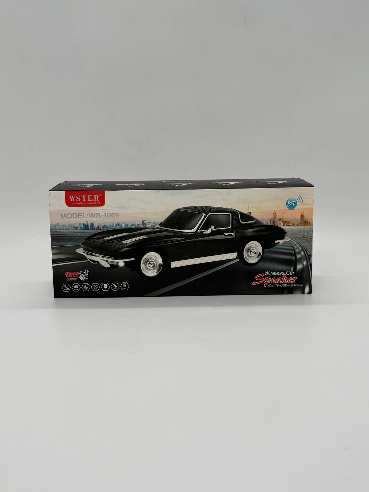 WSTER WS -1969  Portable Wireless Speaker With TF/USB/FM Radio Car