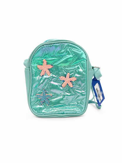 Metallic Star Patch Sling Bag for Girls