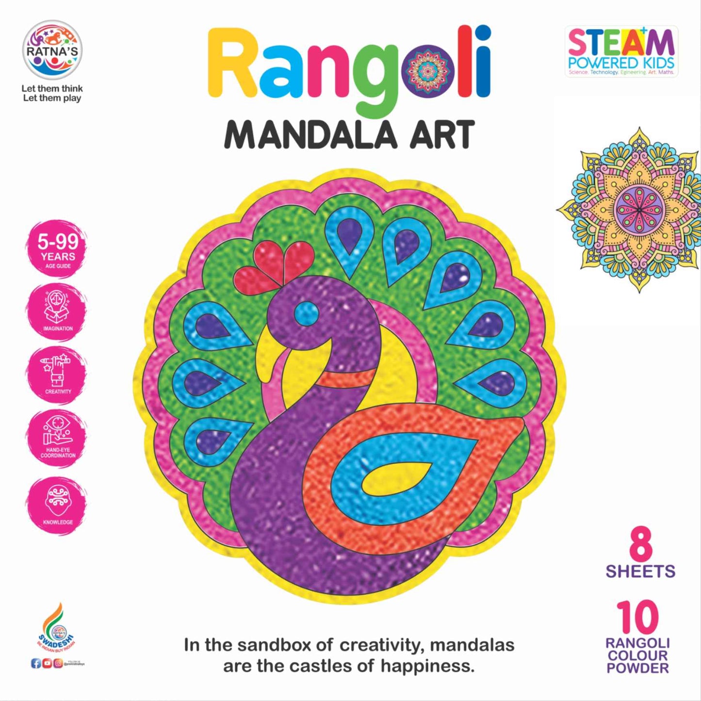 Ratna's Rangoli Mandala Art Kit