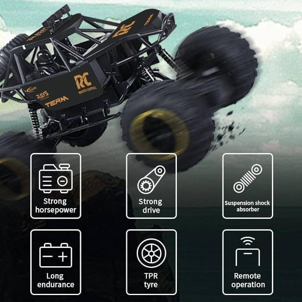 RC Rock-X Remote Control Car 1:18 Scale