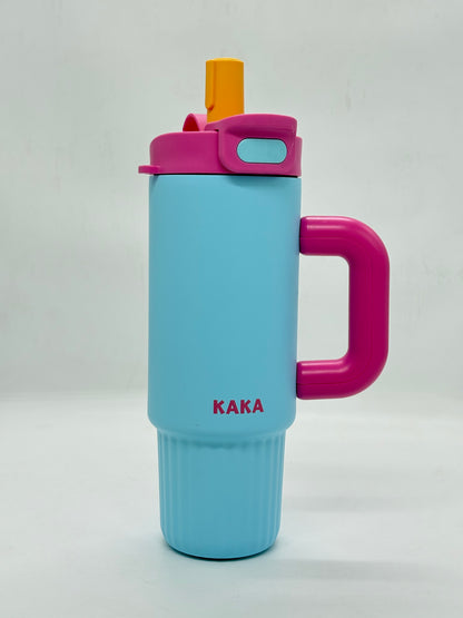 Kaka 1300ml Insulated Tumbler Bottle with Straw and Handle