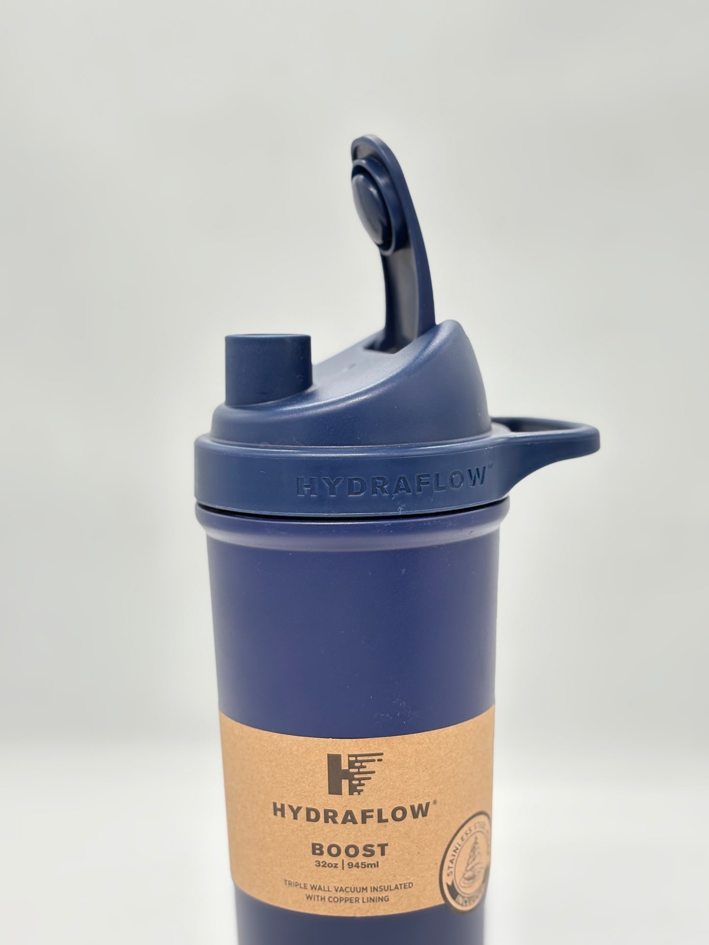 Hydraflow Boost Triple Wall Insulated Protein Shaker Bottle - 945ml