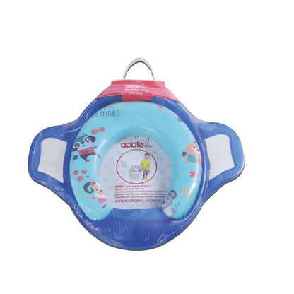 Nabhya Toilet Trainer Soft Cushion Baby Potty Seat With Handle And Back Support Toilet Seat For Western Toilet