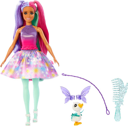Barbie A Touch of Magic™ Doll & Accessories, The Glyph with Fantasy Outfit, Pet, Leash & Styling Accessories