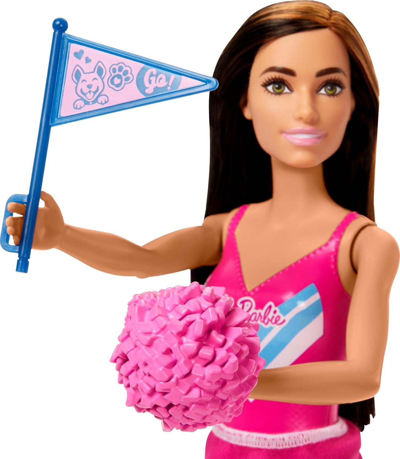 Mattel Barbie Cheer Magic Doll with Accessories | Cheerleader Barbie Doll | Fashion Doll with Interactive Cheer Features | Pretend Play Toy for Girls | 3+ Years