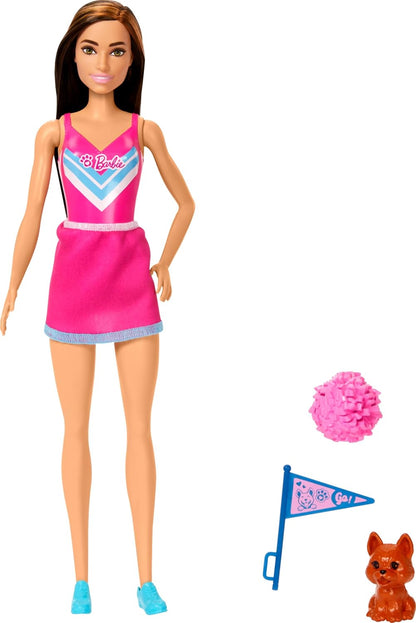 Mattel Barbie Cheer Magic Doll with Accessories | Cheerleader Barbie Doll | Fashion Doll with Interactive Cheer Features | Pretend Play Toy for Girls | 3+ Years