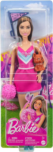 Mattel Barbie Cheer Magic Doll with Accessories | Cheerleader Barbie Doll | Fashion Doll with Interactive Cheer Features | Pretend Play Toy for Girls | 3+ Years