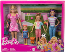 Barbie Mattel Family Doll Set with Clothes & Accessories, Includes, Skipper, Stacie, & Chelsea