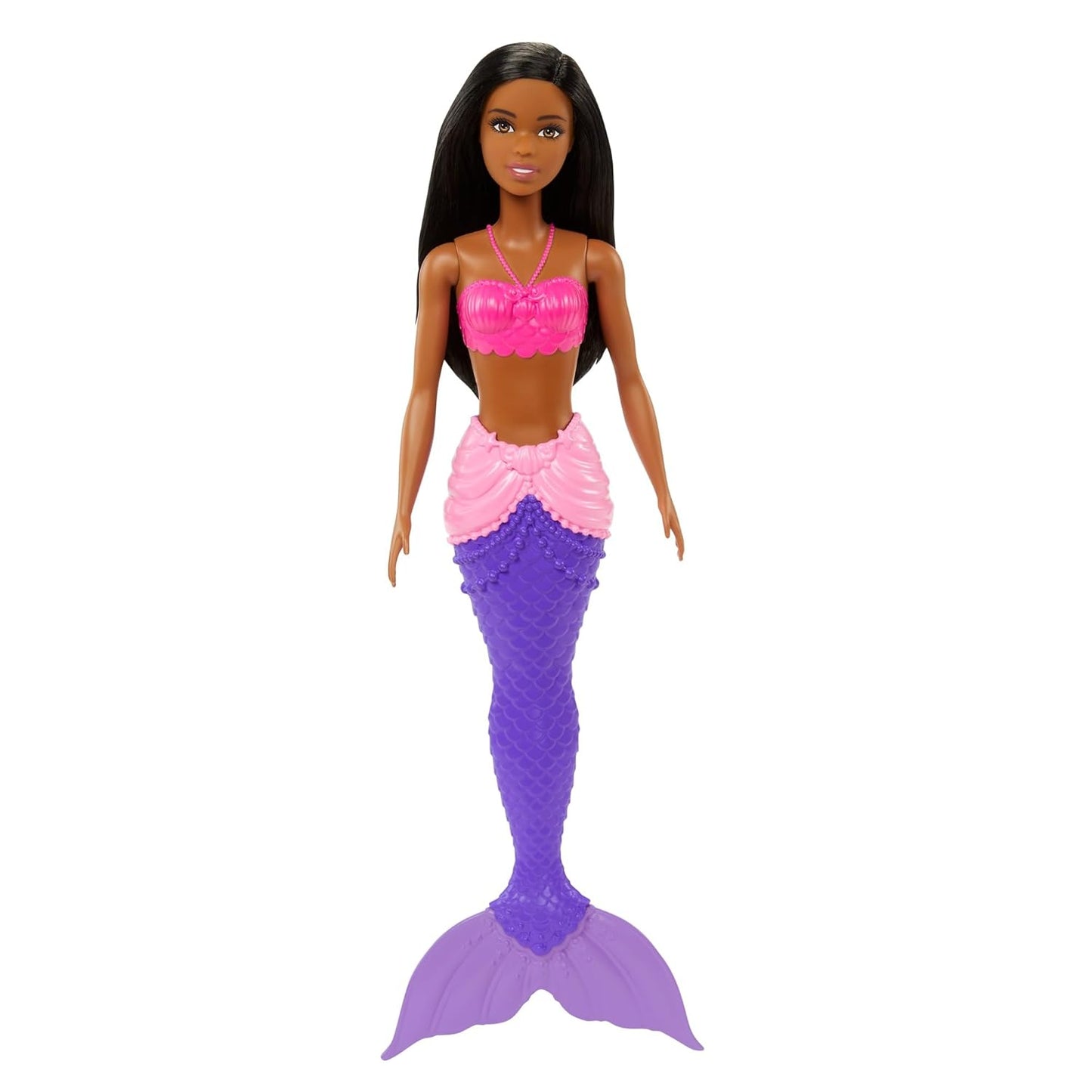 Barbie Dreamtopia Mermaid Doll (Brunette) with Multi-Colored Mermaid Tail, Toy for Kids Ages 3 Years Old and Up