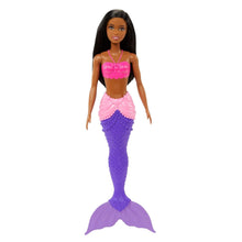 Barbie Dreamtopia Mermaid Doll (Brunette) with Multi-Colored Mermaid Tail, Toy for Kids Ages 3 Years Old and Up