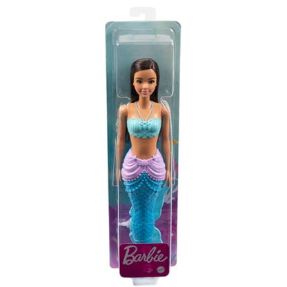 Barbie Dreamtopia Mermaid Doll (Brunette) with Multi-Colored Mermaid Tail, Toy for Kids Ages 3 Years Old and Up