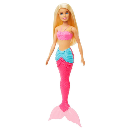 Barbie Dreamtopia Mermaid Doll (Brunette) with Multi-Colored Mermaid Tail, Toy for Kids Ages 3 Years Old and Up
