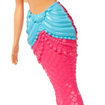 Barbie Dreamtopia Mermaid Doll (Brunette) with Multi-Colored Mermaid Tail, Toy for Kids Ages 3 Years Old and Up