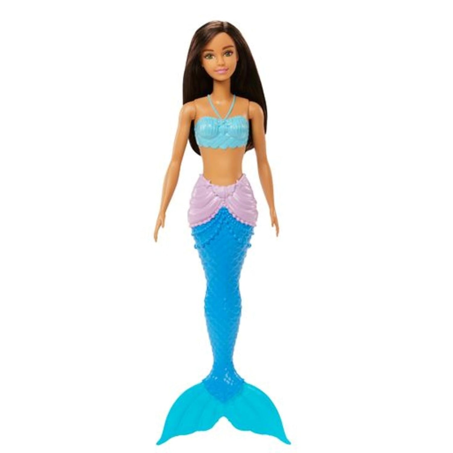 Barbie Dreamtopia Mermaid Doll (Brunette) with Multi-Colored Mermaid Tail, Toy for Kids Ages 3 Years Old and Up