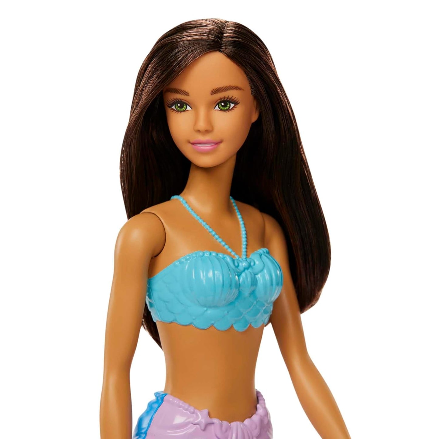 Barbie Dreamtopia Mermaid Doll (Brunette) with Multi-Colored Mermaid Tail, Toy for Kids Ages 3 Years Old and Up