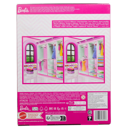 BARBIE® Doll with Clothes and Accessories for 4 Complete Outfits, Gift for 3 to 8 Year Olds