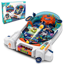 Space Pinball Tabletop Game with Marble Launcher & Bonus Zones