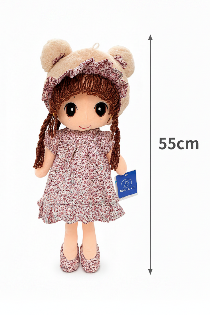 Flower Dress Cute Doll Soft Toys 55 Cm