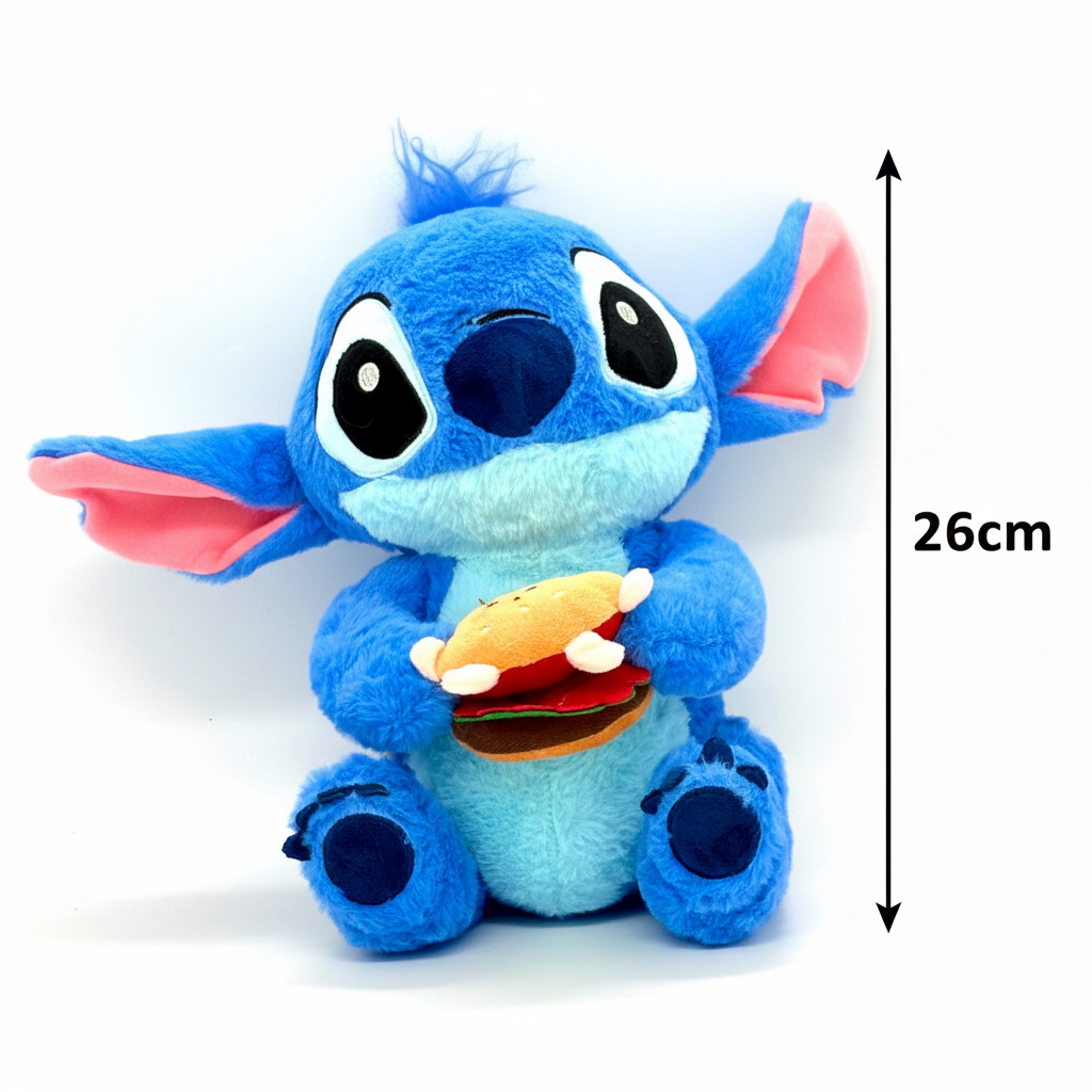 Burger Stitch Plush Toys 26 Cm