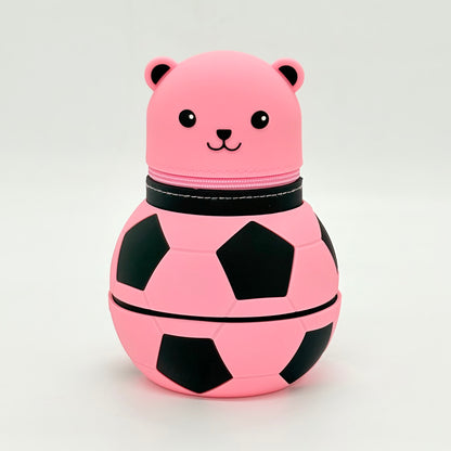 Expandable Silicone Bear Ball Pen Case