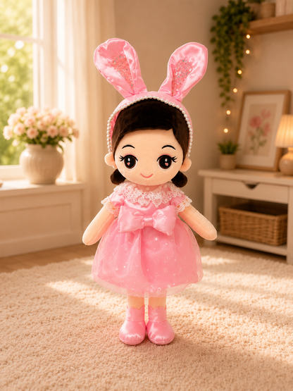 Bunny Ear Princess Doll Plush Toy 45cm