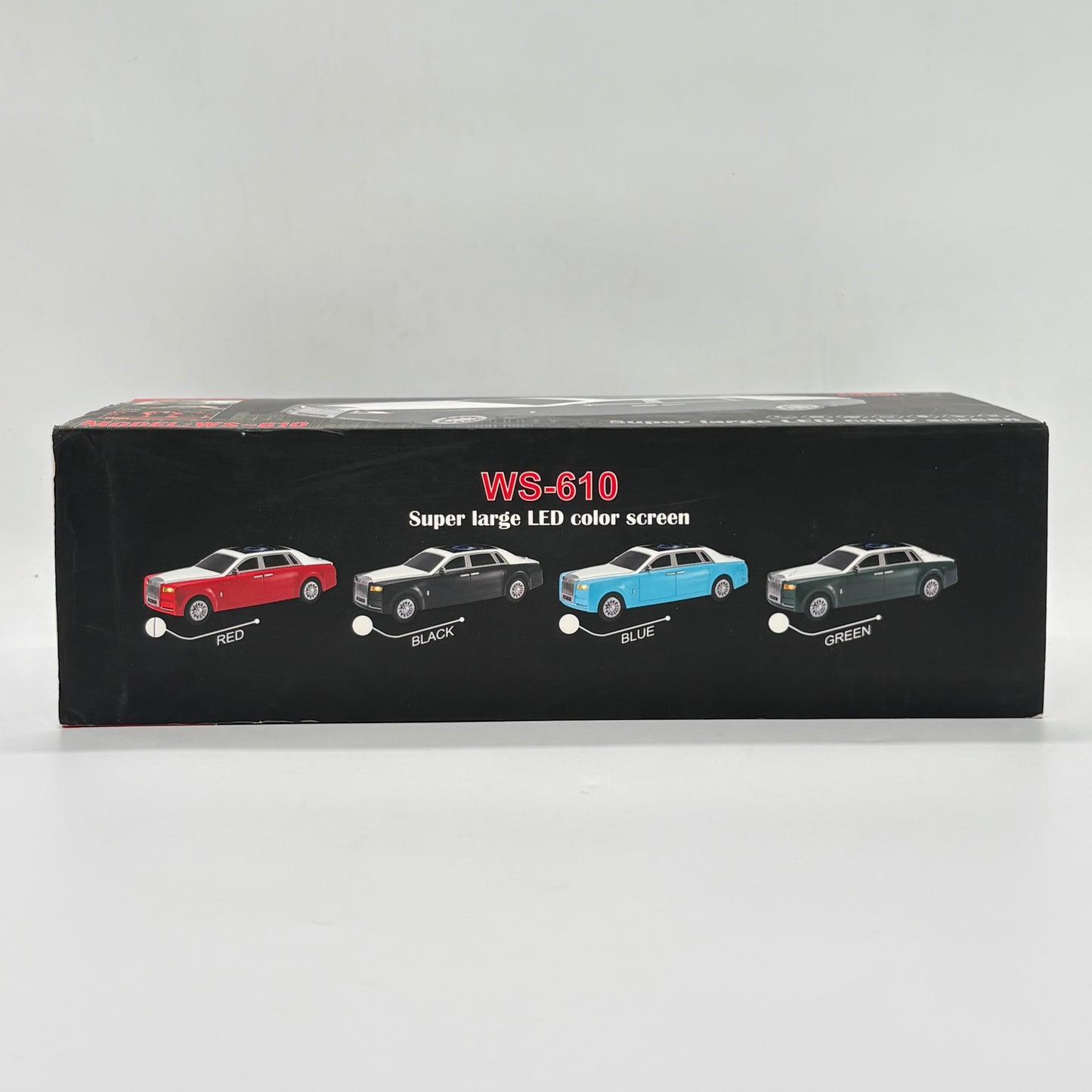 WSTER WS-610 Car Shape Bluetooth Speaker with LED Screen and FM Radio