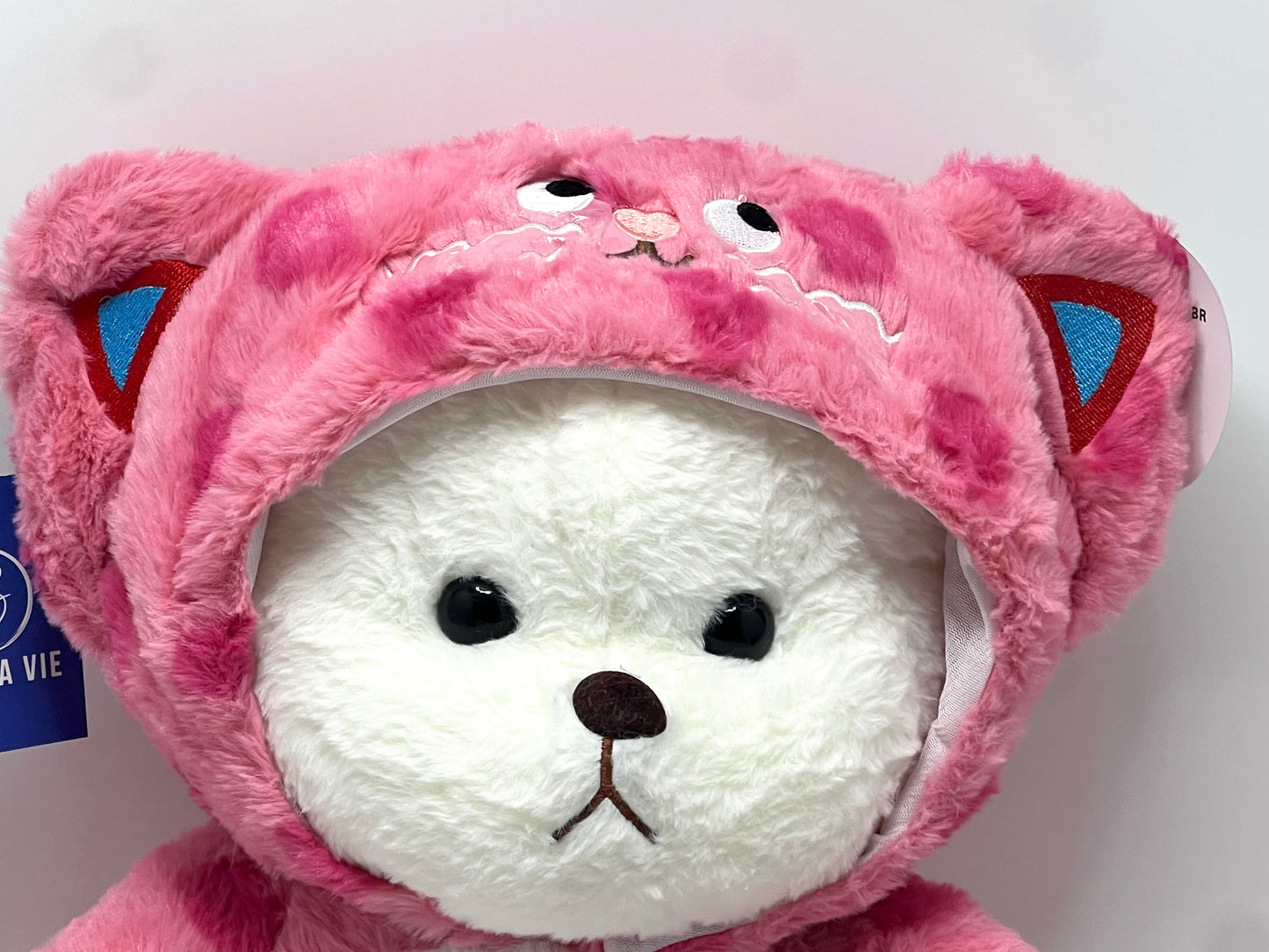 Pink Teddy with Hoodie 40cm Soft Toy
