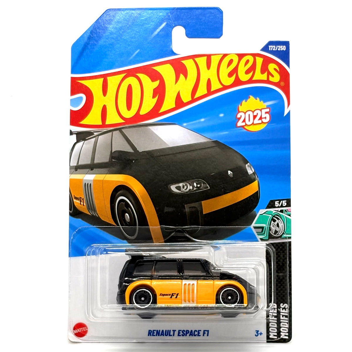 Hot Wheels Basic Mainline Car Renault Espace F1 Black