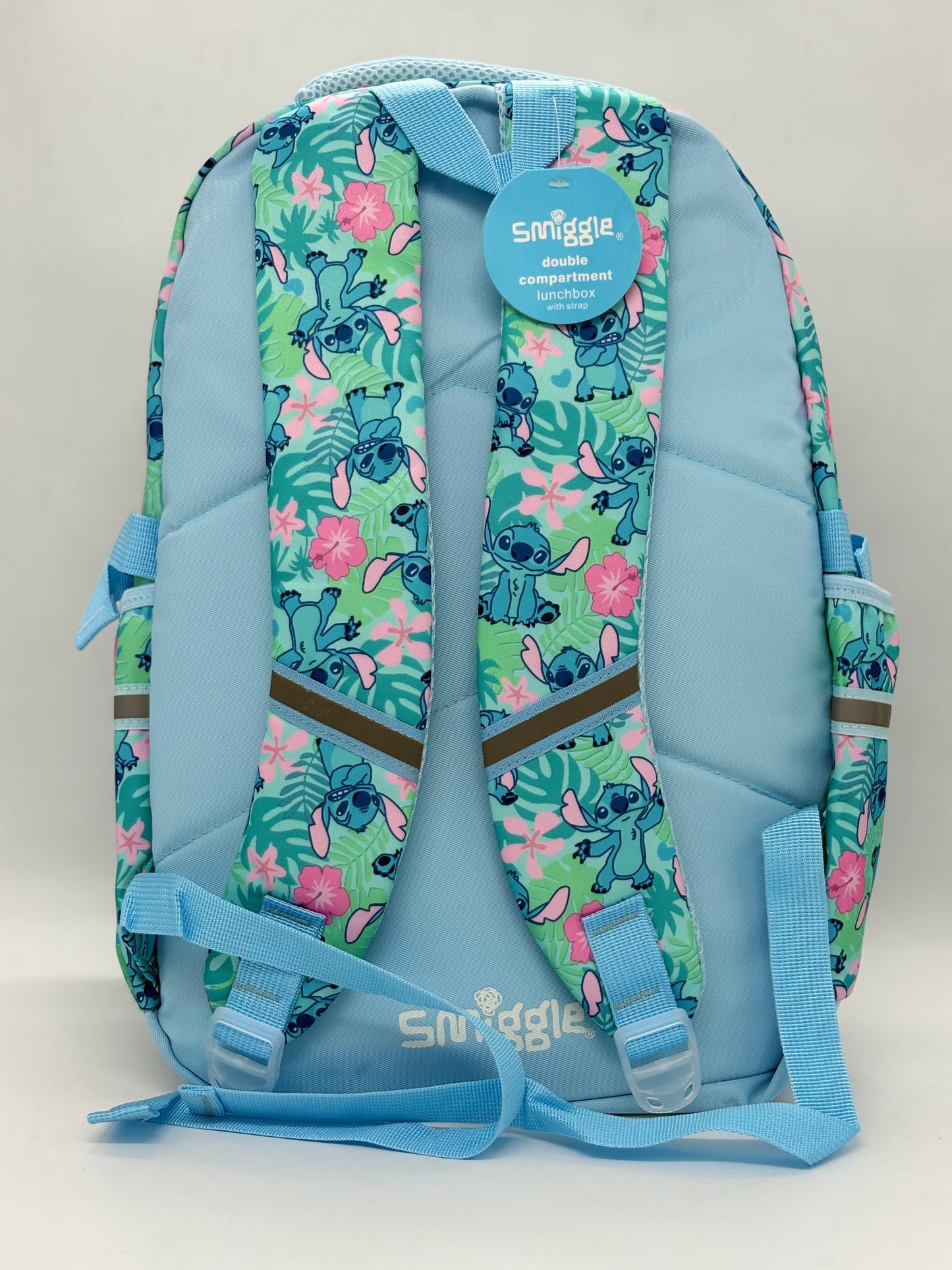 Smiggle Disney Stitch Tropical School Backpack with Pencil Case