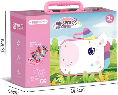 Unicorn Self Spell Box Interesting Puzzle Set With Drill
