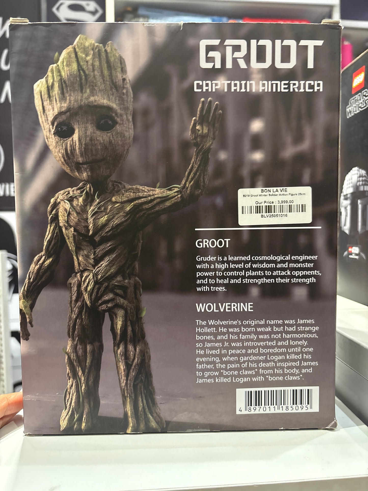 B219 Groot Winter Soldier Action Figure 25cm