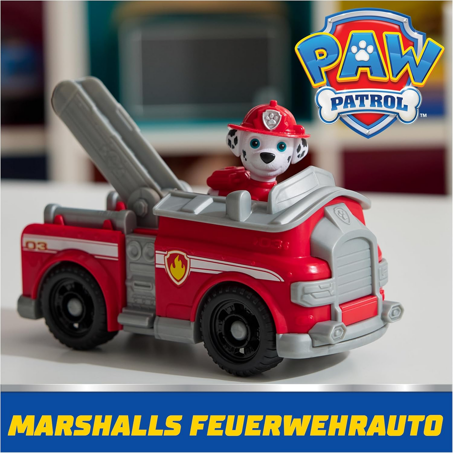 Funskool Paw Patrol Marshall Fire Engine Camion De Pompiers