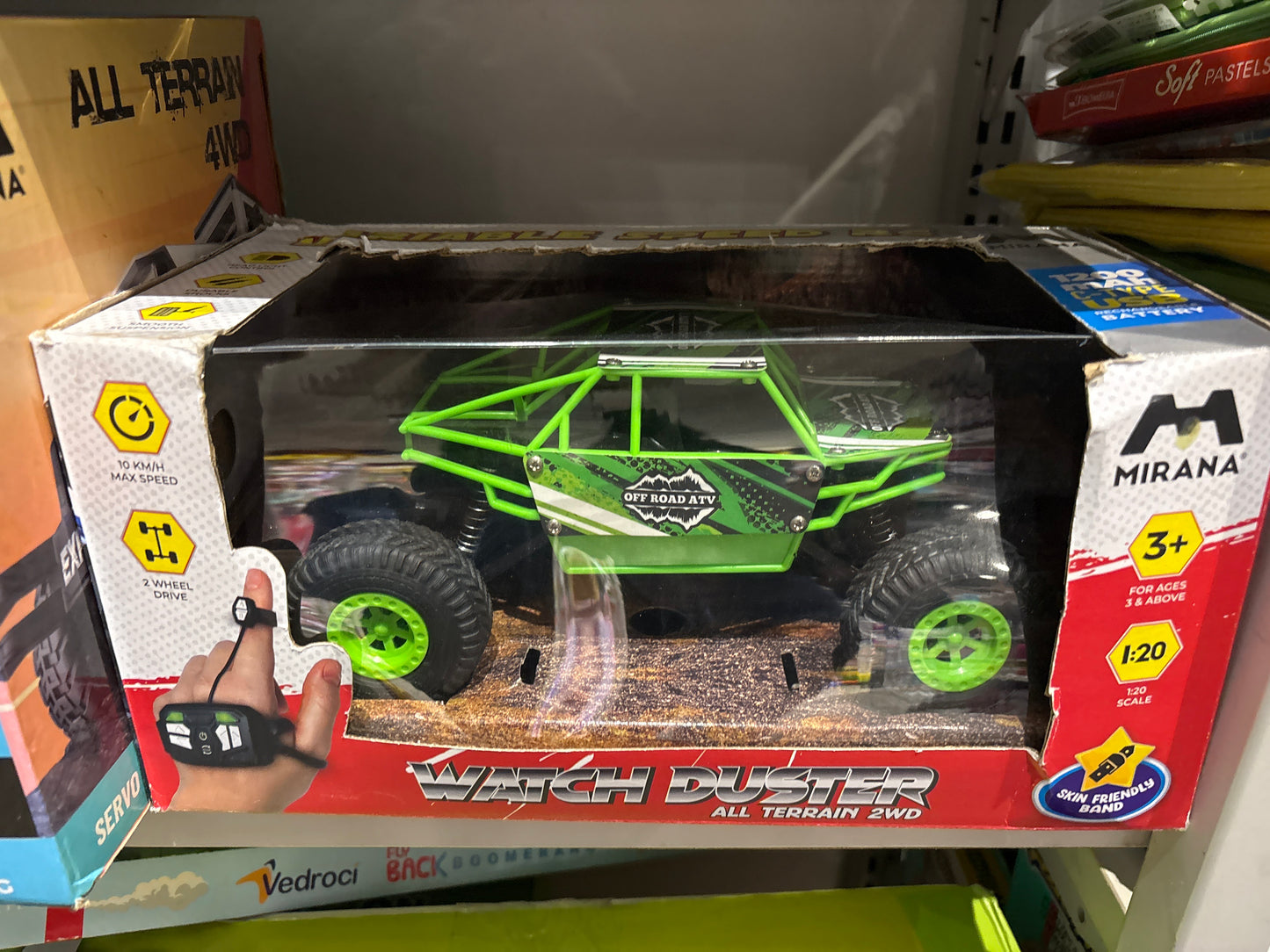 Varrnii ENTERPRISE! Duster C-Type USB Rechargeable 4x4 RC Car | Car with Nitro Boost, Spring Suspensions | 4WD Rock Crawler | Fun RC Toy Gift for Kids (4 Wheel Drive)